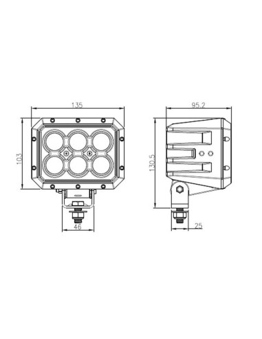 LED Faro de Trabajo (Cree Alta Potencia),...