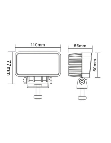 LED Faro de Trabajo, Interference: Class 1,...