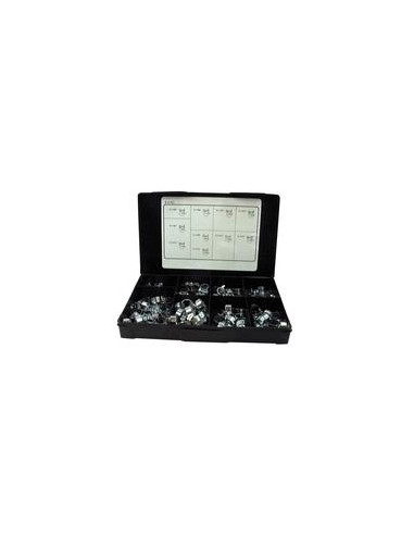 Mini Abrazadera, Ø mín.6mm, Máx. Ø17mm, 100 pzas. Caja.