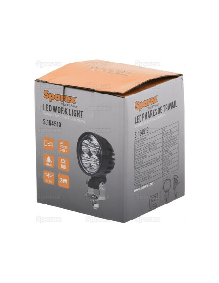 LED Faro de Trabajo, Interference: Class 3, 2000 Lúmenes Nominales, 10-30V