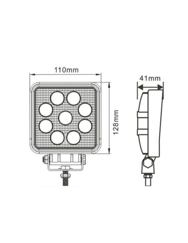 LED Faro de Trabajo, Interference: Class 3,...