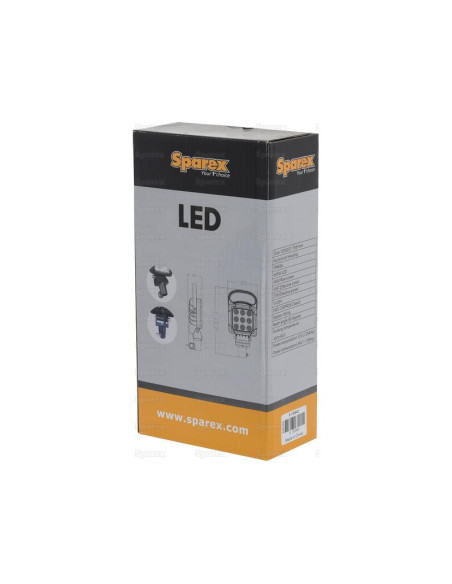 LED Faro de Trabajo, Interference: Class 3, 2250 Lúmenes Nominales, 10-30V