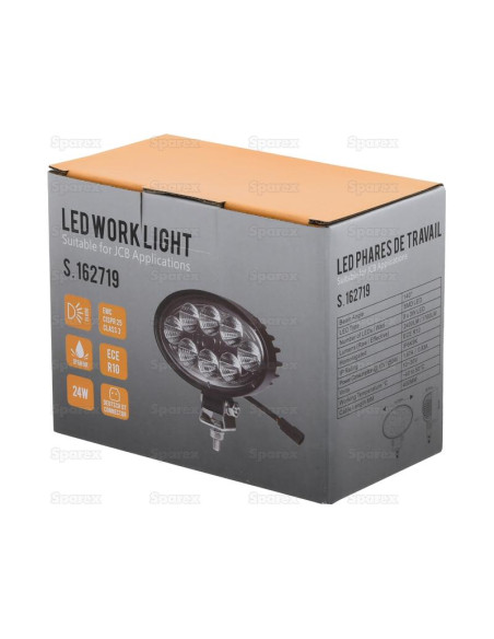 LED Faro de Trabajo, Interference: Class 3, 2400 Lúmenes Nominales, 10-30V