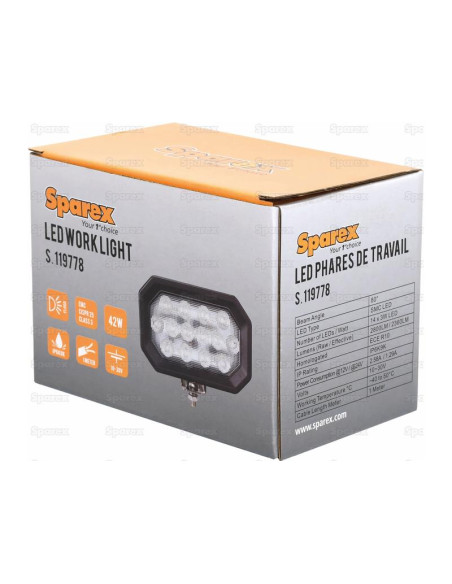 LED Faro de Trabajo, Interference: Class 3, 2800 Lúmenes Nominales, 10-30V