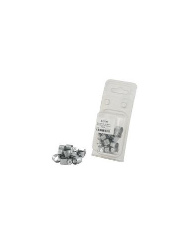 Mini Abrazadera, Ø mín.6mm, Máx. Ø8mm, 10 pzas. Blister.