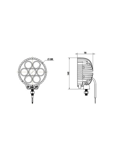 LED Faro de Trabajo, Interference: Class 3,...