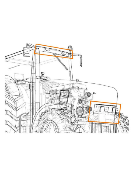 LED Faro de Trabajo, Interference: Class 3, 4050 Lúmenes Nominales, 10-30V