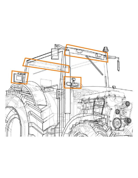 LED Faro de Trabajo, Interference: Class 3, 4100 Lúmenes Nominales, 10-30V