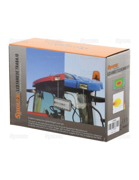 LED Faro de Trabajo, Interference: Class 3, 4620 Lúmenes Nominales, 10-30V