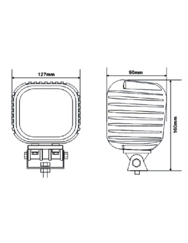 LED Faro de Trabajo, Interference: Class 3,...