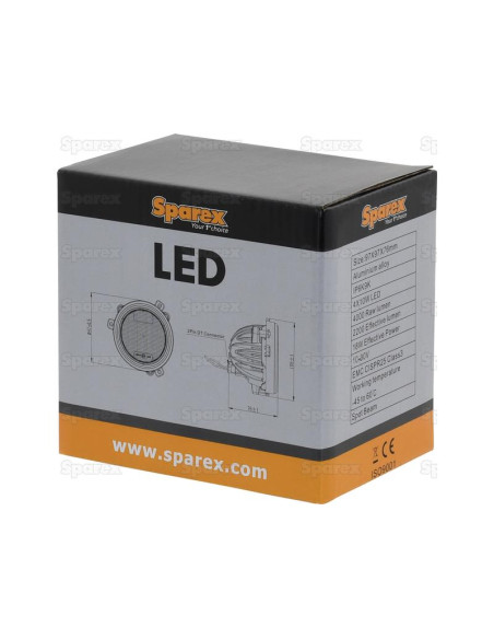 LED Faro de Trabajo, Interference: Class 3, 4800 Lúmenes Nominales, 10-30V