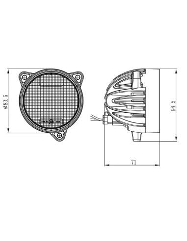 LED Faro de Trabajo, Interference: Class 3,...