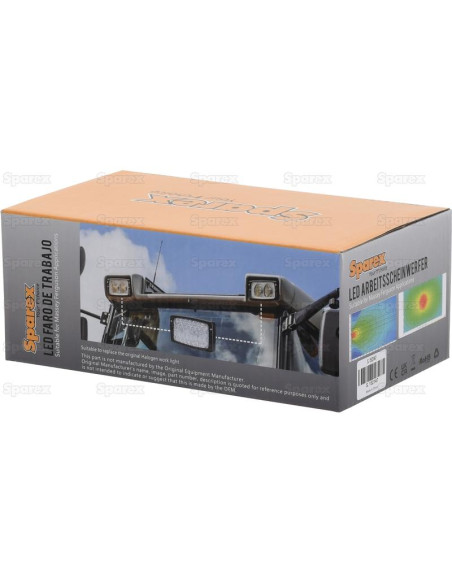 LED Faro de Trabajo, Interference: Class 3, 9900 Lúmenes Nominales, 10-30V