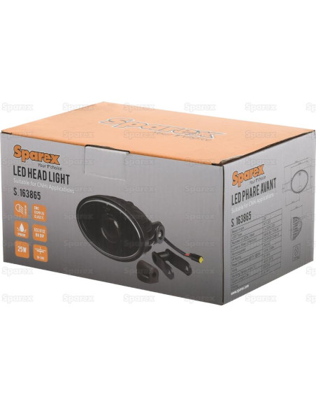 LED Faro de Trabajo, Interference: Class 5, 2400 Lúmenes Nominales, 10-30V (derecha)