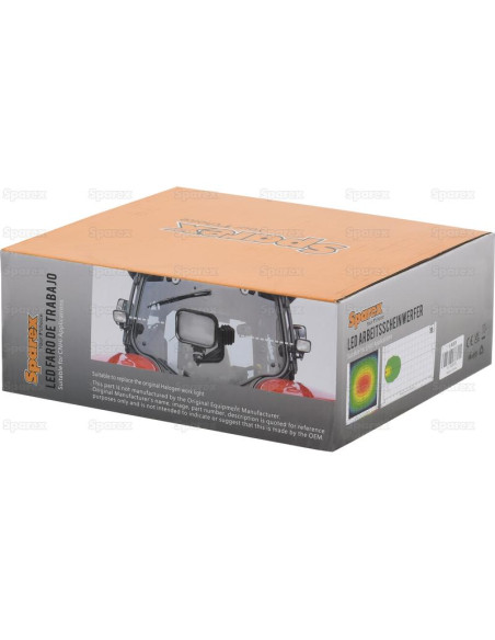 LED Faro de Trabajo, Interference: Class 5, 4200 Lúmenes Nominales, 10-30V