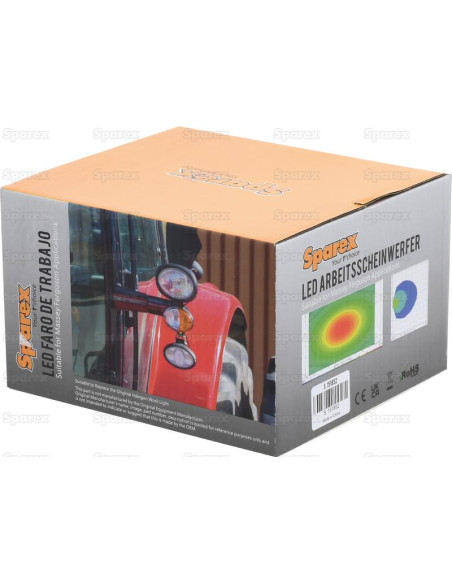 LED Faro de Trabajo, Interference: Class 5, 4500 Lúmenes Nominales, 10-30V