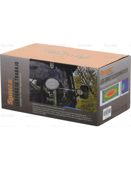 LED Faro de Trabajo, Interference: Class 5, 4500 Lúmenes Nominales, 10-30V