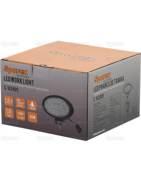 LED Faro de Trabajo, Interference: Class 5, 4500 Lúmenes Nominales, 10-30V