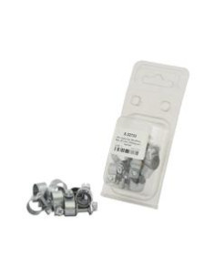 Mini Abrazadera, Ø mín.9mm, Máx. Ø11mm, 10 pzas. Blister.