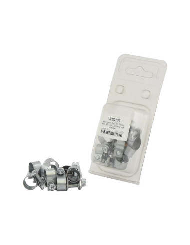 Mini Abrazadera, Ø mín.9mm, Máx. Ø11mm, 10...