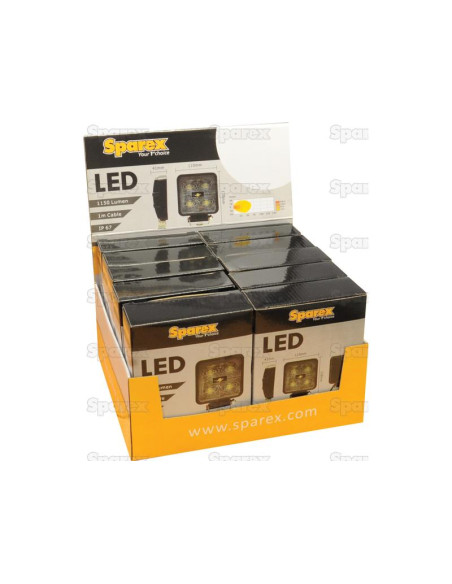 LED Faro de Trabajo, Interference: Not Classified, 1800 Lúmenes Nominales, 10-30V