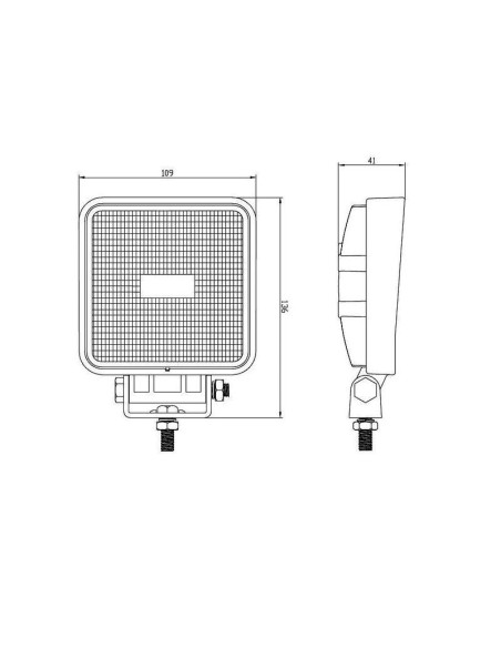 LED Faro de Trabajo, Interference: Not Classified, 1800 Lúmenes Nominales, 10-30V