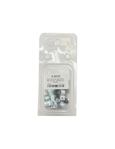 Mini Abrazadera, Ø mín.9mm, Máx. Ø11mm, 10...