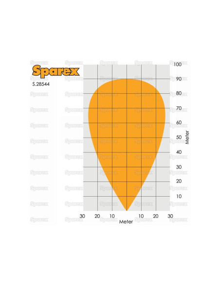 LED Faro de Trabajo, Interference: Not Classified, 3600 Lúmenes Nominales, 12-24V