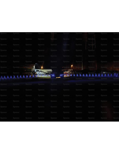 LED Faro Trabajo Azul para pulverización, 10-80V