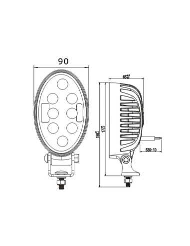 LED Faros de Trabajo, Interference: Class 3,...