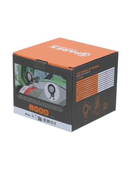 LED Faro de Trabajo, Interference: Class 5, 4950 Lúmenes Nominales, 10-30V