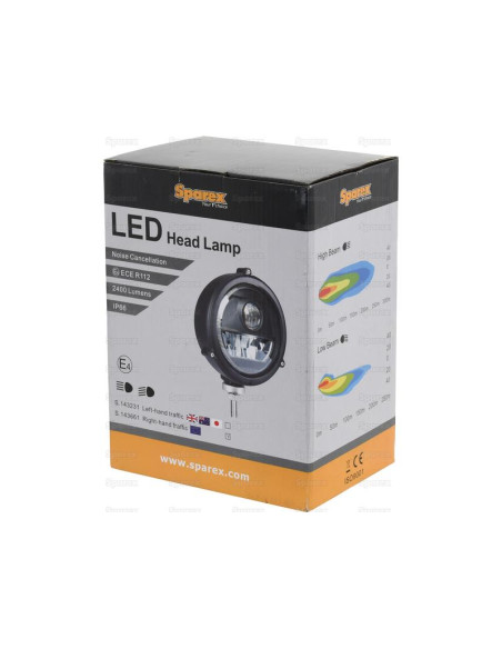 LED Faro, Interference: Not Classified, Dcha/Izda (derecha), 1200 - 1290 Lúmenes Nominales, 10-30V