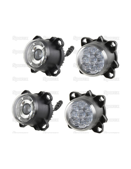 LED Juego Faros, Interference: Class 3, Dcha/Izda (derecha), 1320 / 4050 Lúmenes Nominales, 10-30V