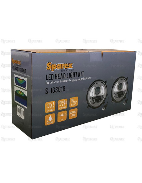 LED Juego Faros, Interference: Class 3, Dcha/Izda (derecha), 1560 - 2760 Lúmenes Nominales, 10-30V