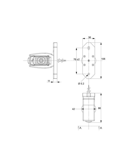 LED Piloto Intermitente - Delantero, Visión Trasero y Visión Lateral, Dcha/Izda, 12-24V