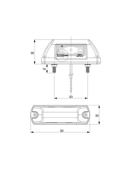 LED Piloto Intermitente - Delantero/Trasero, Dcha/Izda, 12-24V