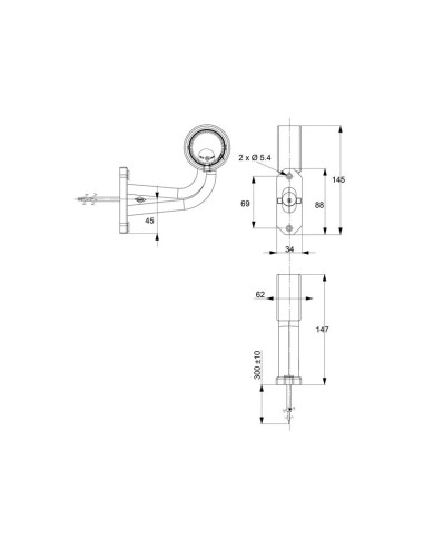 LED Piloto Intermitente - Delantero/Trasero,...