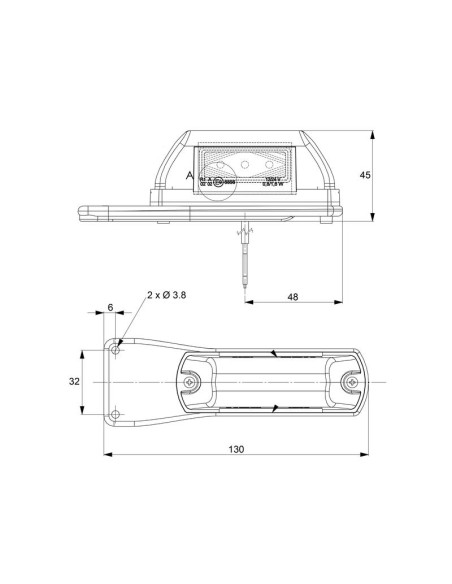 LED Piloto Intermitente - Delantero/Trasero, Izdo., 12-24V