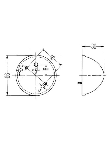 Piloto Intermitente - Visión Delantera, 12V...