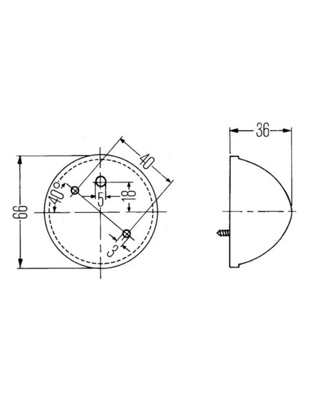Piloto Intermitente - Visión Delantera, 12V (Dcha/Izda)