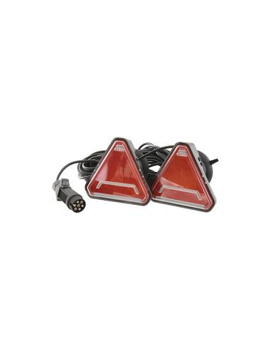 LED Kit Alumbrado, Función: 6, Freno/Trasera/Intermitente/Niebla/ Matrícula/reflector, Longitud del cable:7.5M, 12V (DC)