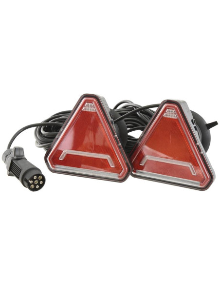 LED Kit Alumbrado, Función: 6, Freno/Trasera/Intermitente/Niebla/ Matrícula/reflector, Longitud del cable:7.5M, 12V (DC)