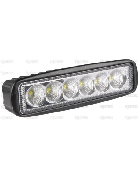 LED Lisa Barra Faro de Trabajo, 165mm, 2500 Lúmenes Nominales, 10-30V