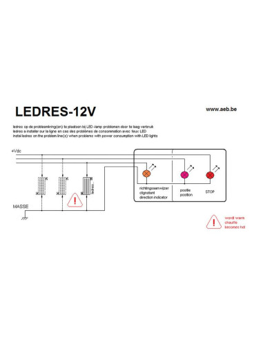 ''Luz De Apagado'' Led Aviso De Carga, 24V