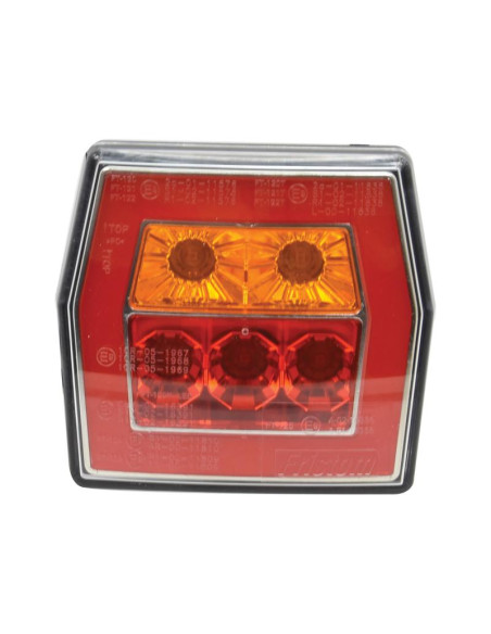 LED Piloto Traseros, Función: 3 - Trasero / Freno / Intermitente, Dcha/Izda, 12-36V