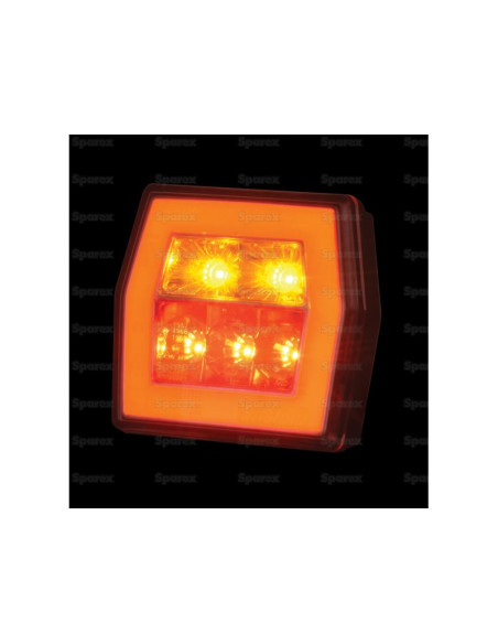 LED Piloto Traseros, Función: 3 - Trasero / Freno / Intermitente, Dcha/Izda, 12-36V