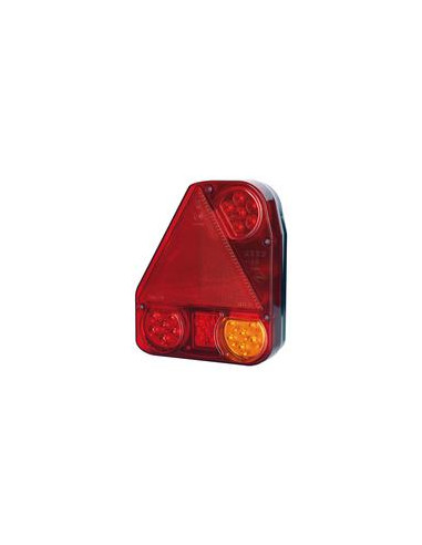 LED Piloto Traseros, Función: 4 - Freno / Posición / Intermitente / Antiniebla, Izdo., 12-24V