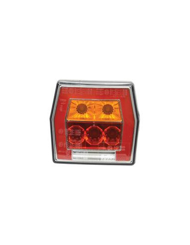 LED Piloto Traseros, Función: 4, Freno / Trasero / Intermitente / Matricula, Dcha/Izda, 12-36V