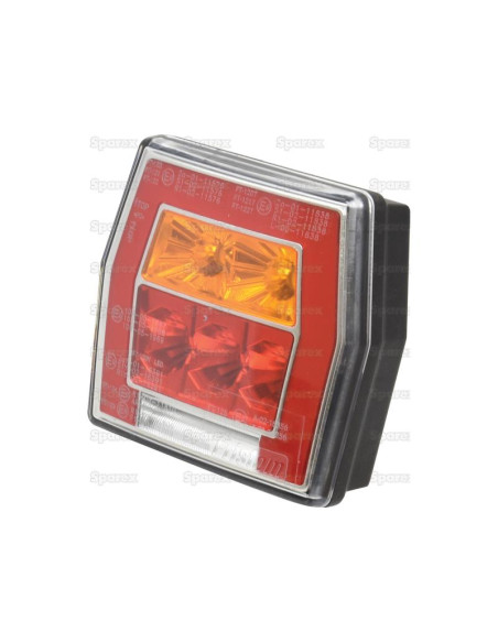 LED Piloto Traseros, Función: 4, Freno / Trasero / Intermitente / Matricula, Dcha/Izda, 12-36V