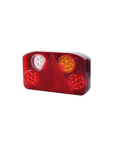 LED Piloto Traseros, Función: 5 - Freno / Posición / Intermitente / Antiniebla / Marcha Atrás, Dcho., 12-24V